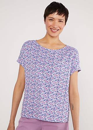 Jersey Top Glow and Grow, dancing loving flower, Shirts, Blue