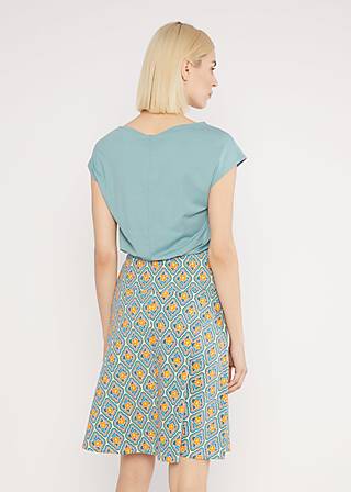 Jersey Skirt Frischluft, flowers' mirror of joy, Skirts, Blue