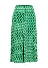 Culottes In Full Bloom, lively cute flower, Trousers, Green