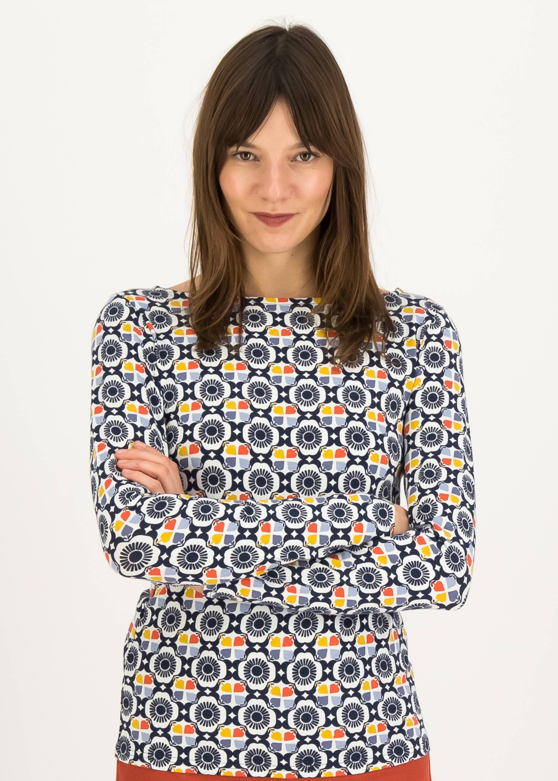 Longsleeve Oh Marine, immortal flower, Shirts, Blau