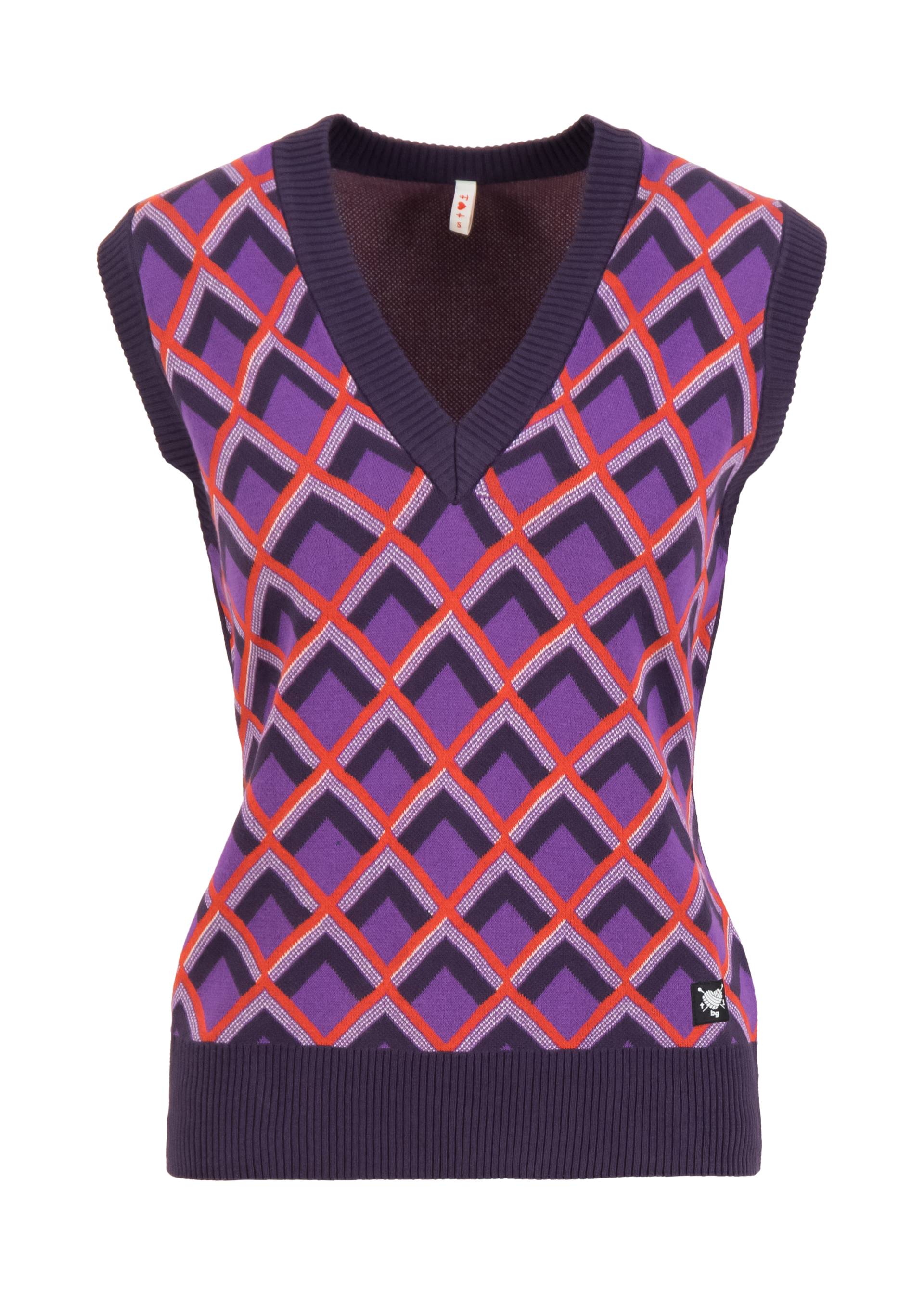 Strick-Pullunder Cute Storyteller, vintage treasure, Strickpullover & Cardigans, Lila