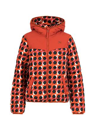 Winter jacket Cloud Stepper, little fox mosaic, Jackets & Coats, Orange