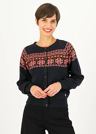 Cardigan Happy Heritage, classic black knit, Knitted Jumpers & Cardigans, Black
