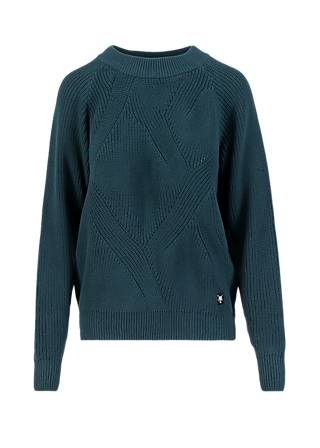 Knitted Jumper Highway to Heaven, royal new petrol, Knitted Jumpers & Cardigans, Blue