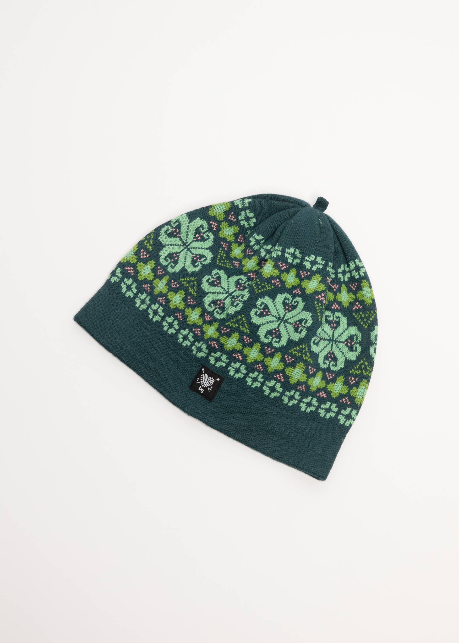 Knitted Hat Sweet Cheat, bleu pétrol, Accessoires, Green