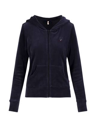 Zip jacket Luscious Cocoon, escape to the stars blue, Sweatshirts & Hoodies, Blue