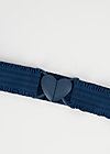 Waist belt fantastic elastic, blue heart belt, Accessoires, Blue
