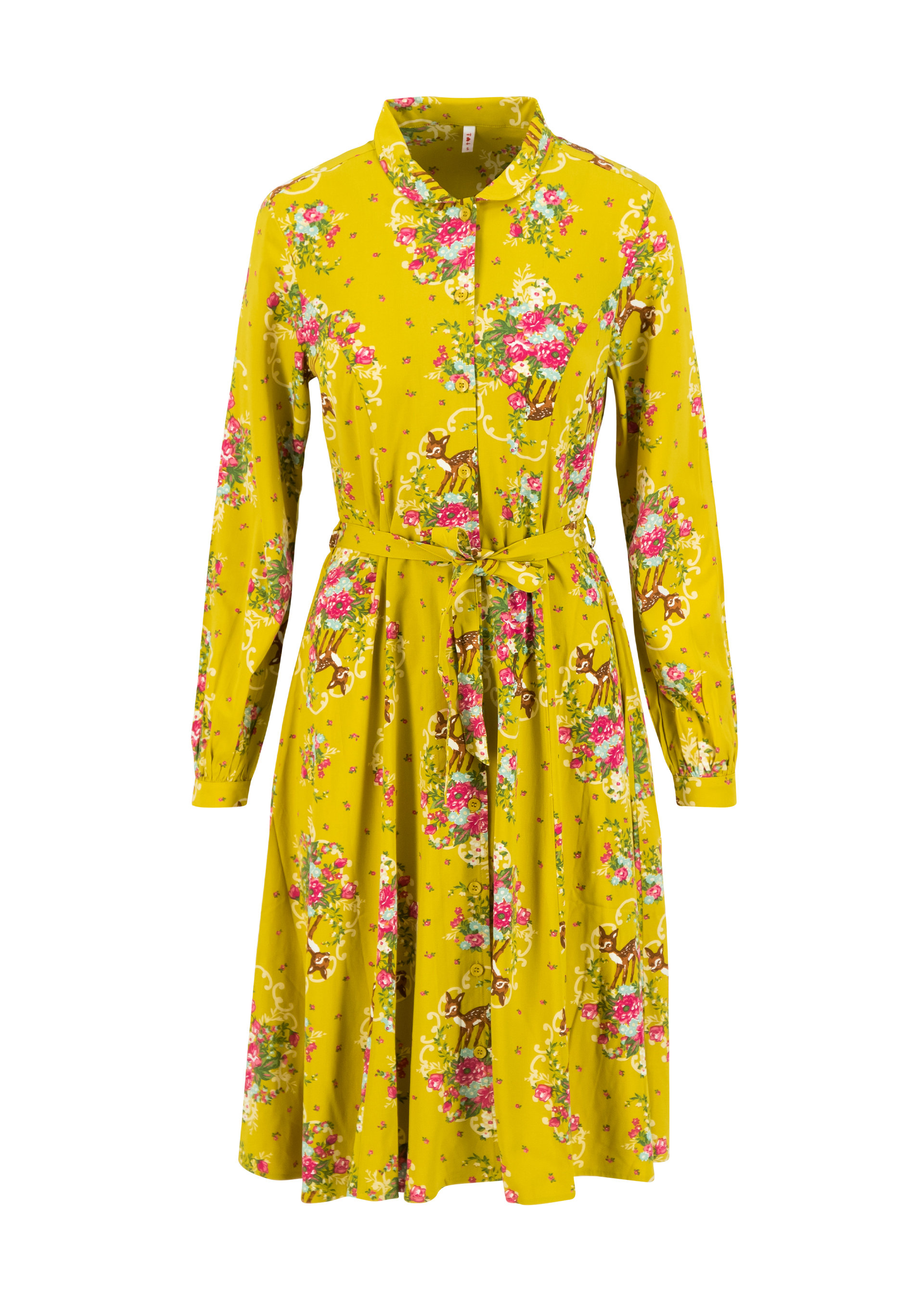 Blusenkleid heart full of joy, oh my deer, Kleider, Gelb