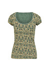 T-Shirt late summer belle, pattern poetry, Shirts, Green