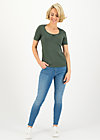 T-Shirt logo balconette tee, just me in thyme, Shirts, Green