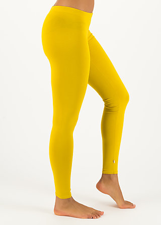 logo leggings, just me in yellow, Leggings, Gelb