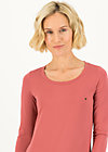 Longsleeve logo round neck langarm welle , just me in rosewood, Shirts, Pink
