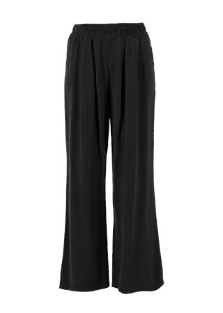 logo woven trousers, night nature, Hosen, Schwarz