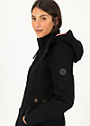 Winter jacket loving woods, black plain forest, Jackets & Coats, Black