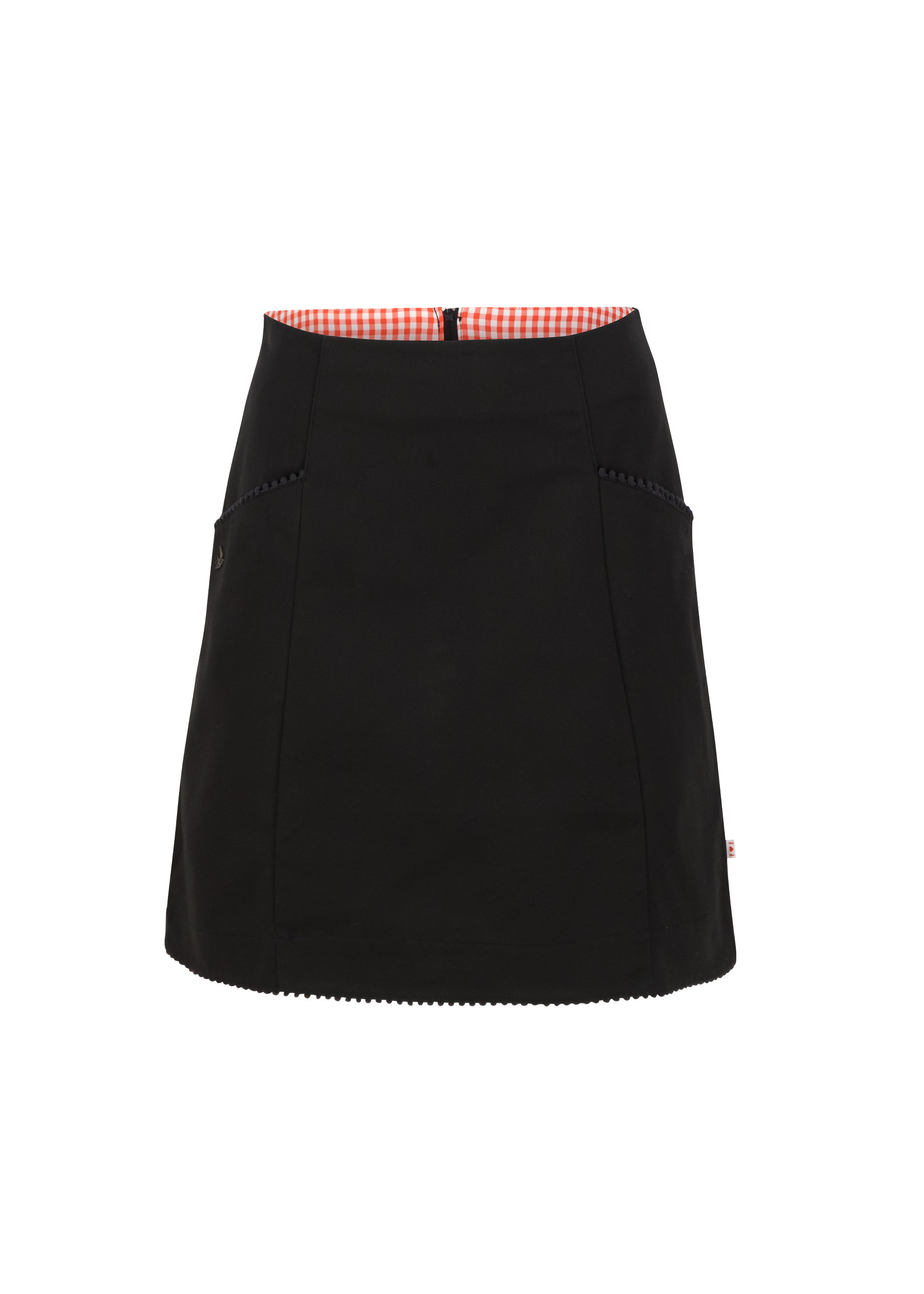 Kurzer Rock pure toujours, black plain forest, R&ouml;cke, Schwarz