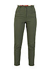 High Waist Trousers rotkäppchen pants, green forest, Trousers, Green