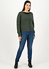 Cardigan save the brave, suited in thyme, Strickpullover & Cardigans, Grün
