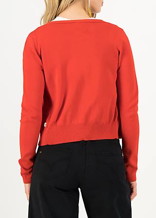 Cardigan save the world, red solid, Cardigans, Rot