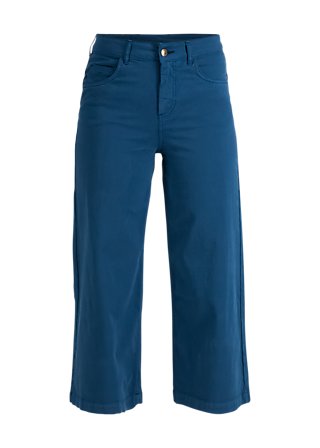 Hose High Waist Culotte, wild sea blue, Hosen, Blau