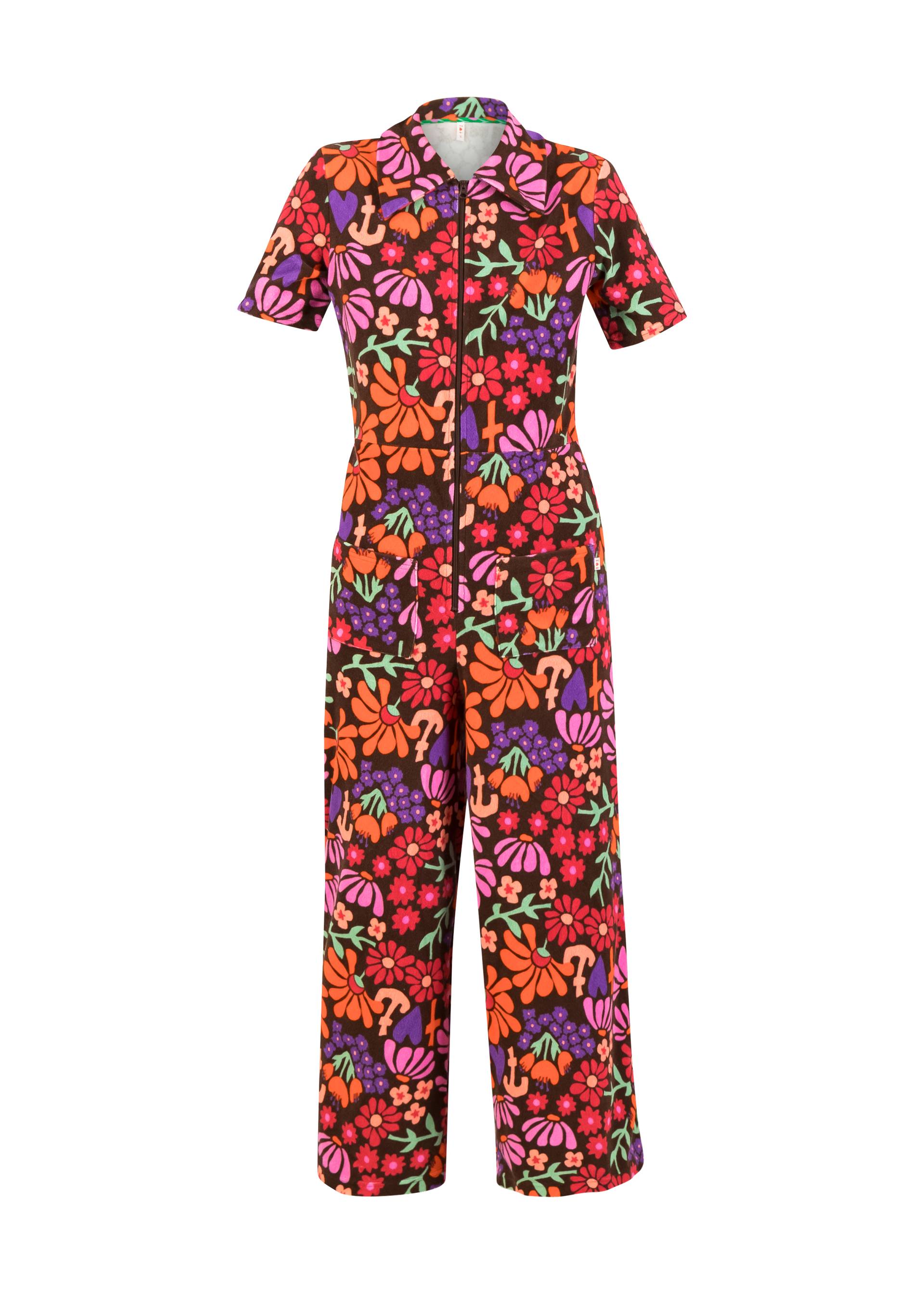 Jumpsuit Renée Love, vintage flower market, Jumpsuits, Braun