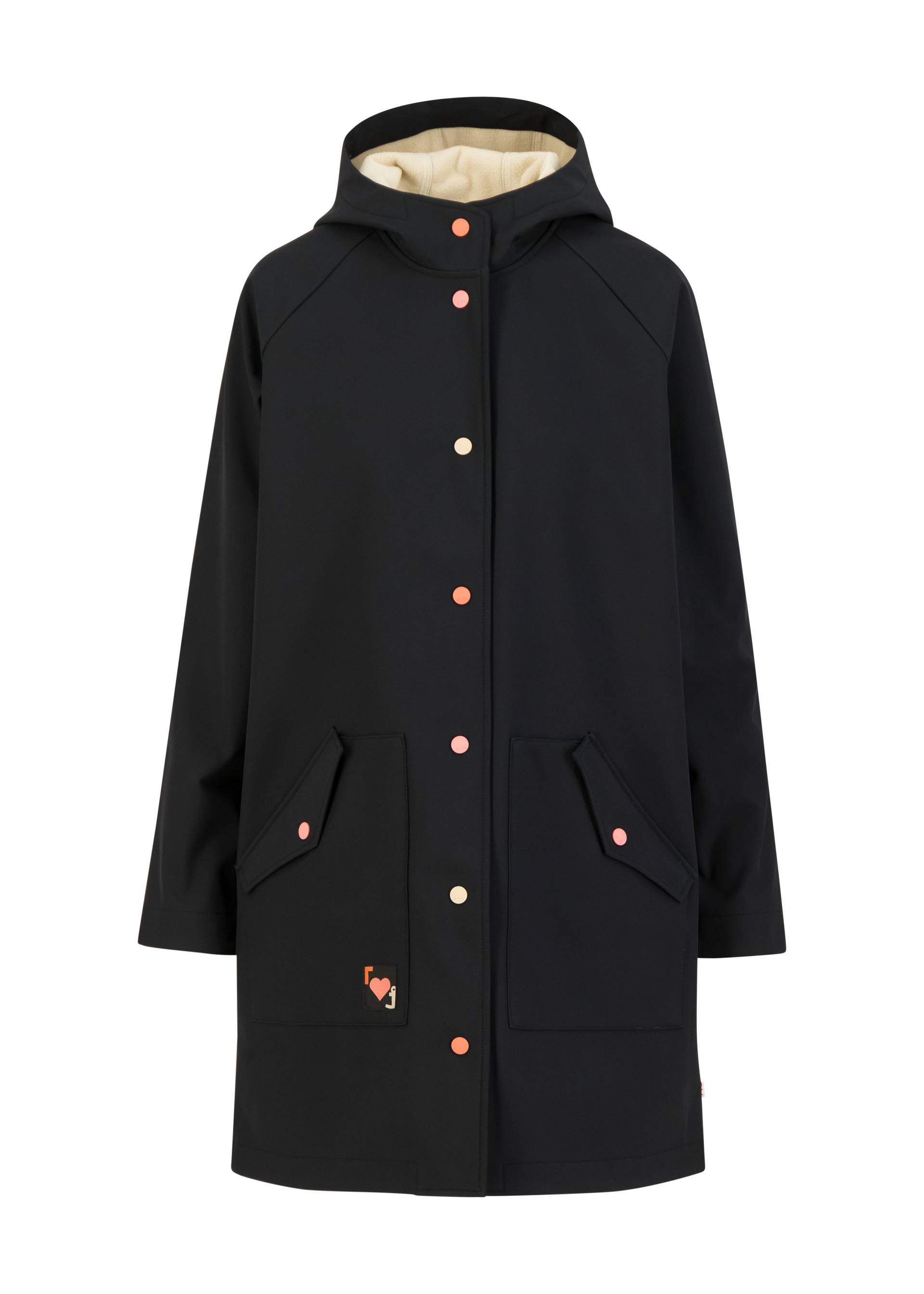 Übergangsjacke Softfriese, leo dots black, Jacken & Mäntel, Schwarz