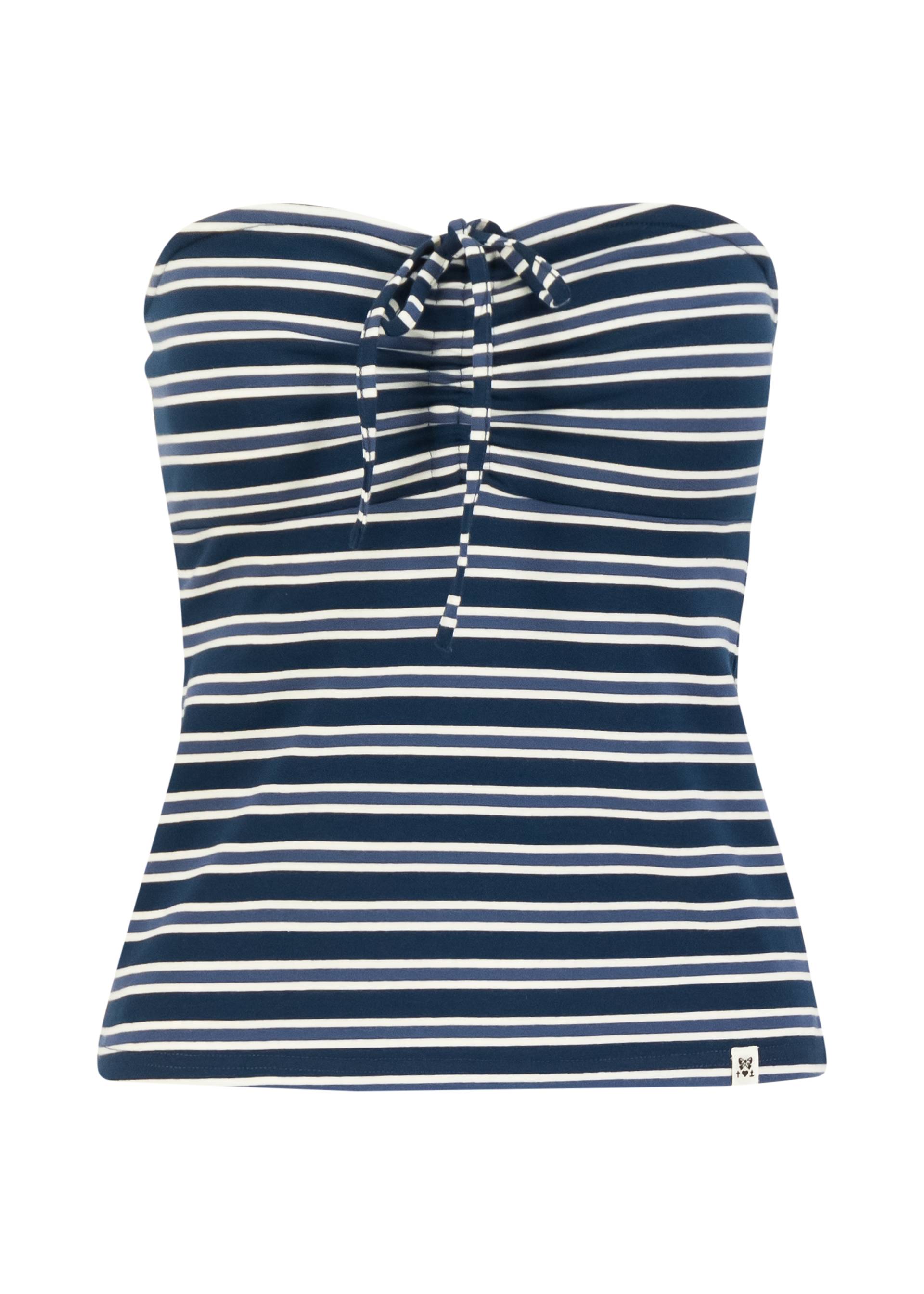 Tube Top Summertime Tube, caravan stripes blue, Tops, Blue