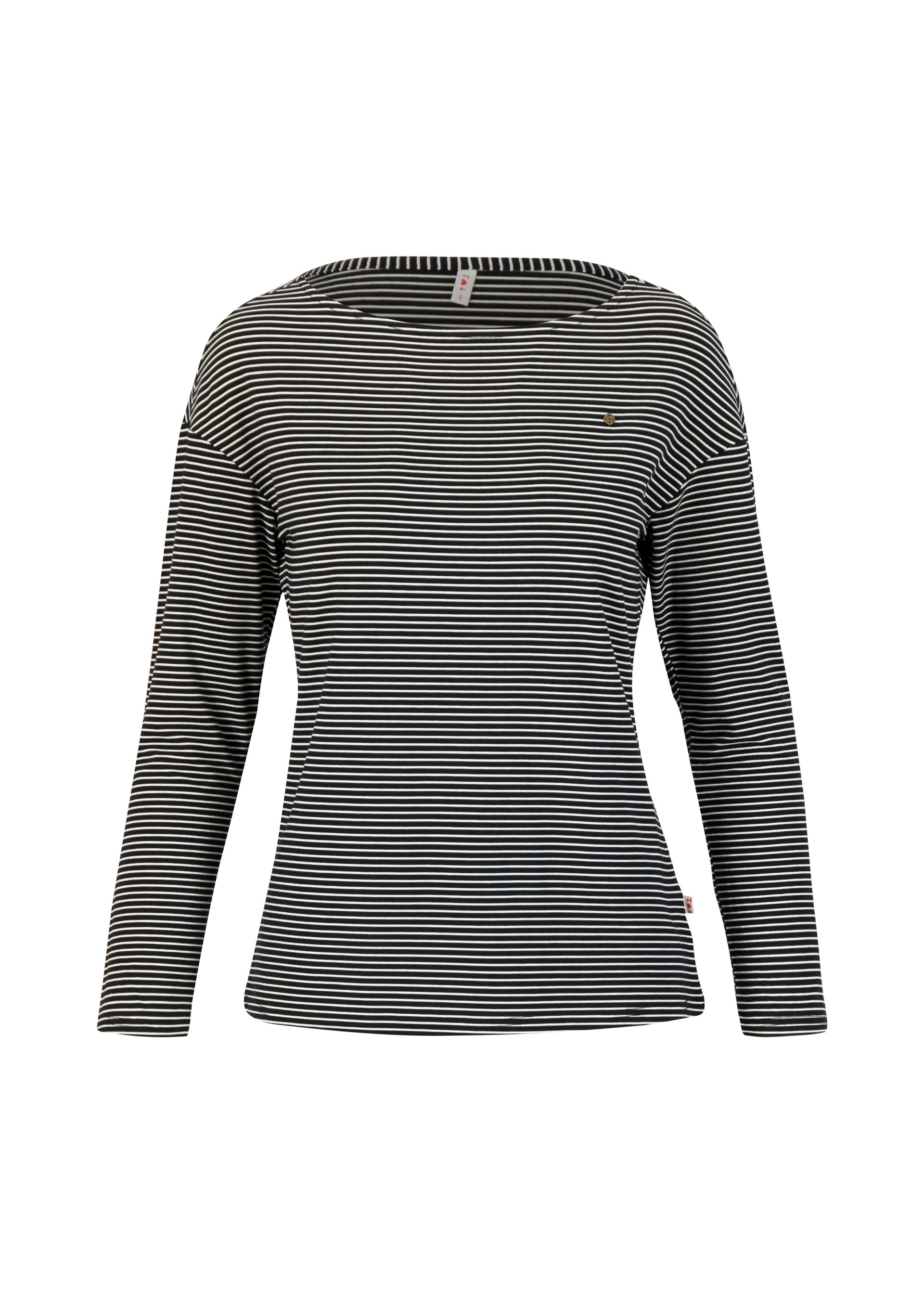 Longsleeve sweet sailorette, after dark stripes, Shirts, Schwarz