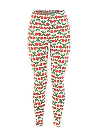 Cotton Leggings Totally Thermo, cheeky cherry, Trousers, Red