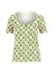 T-Shirt Balconnet Féminin, grandpa´s darling, Tops, Green