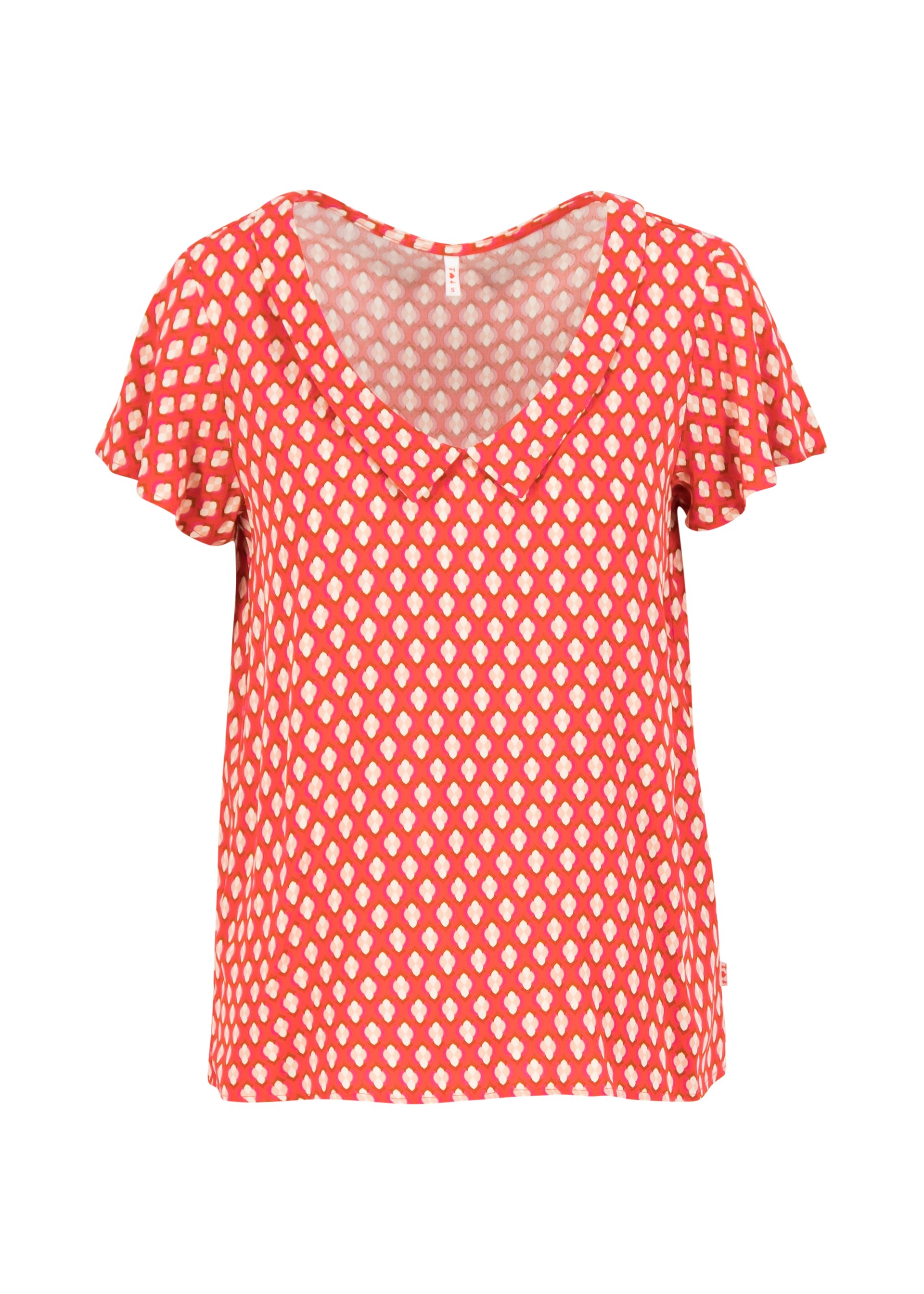Summer blouse Feed the Birds, spirit of shanti, Blouses & Tunics, Red