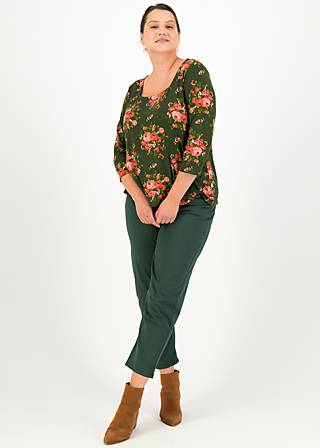3/4 Sleeved Top flow slow, clima ballerina, Shirts, Green