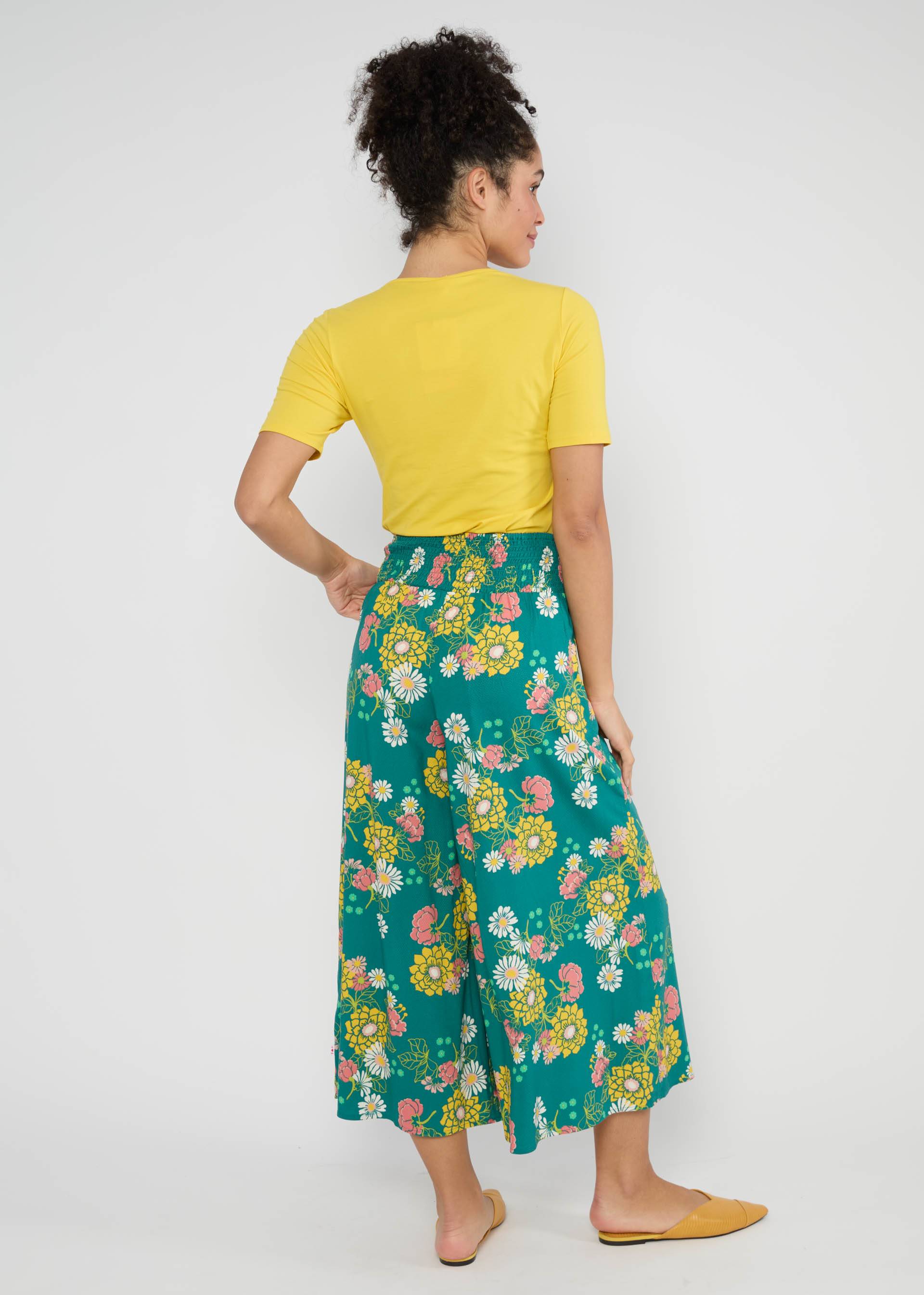 Culotte In Full Bloom, eternal flower dance, Hosen, Grün