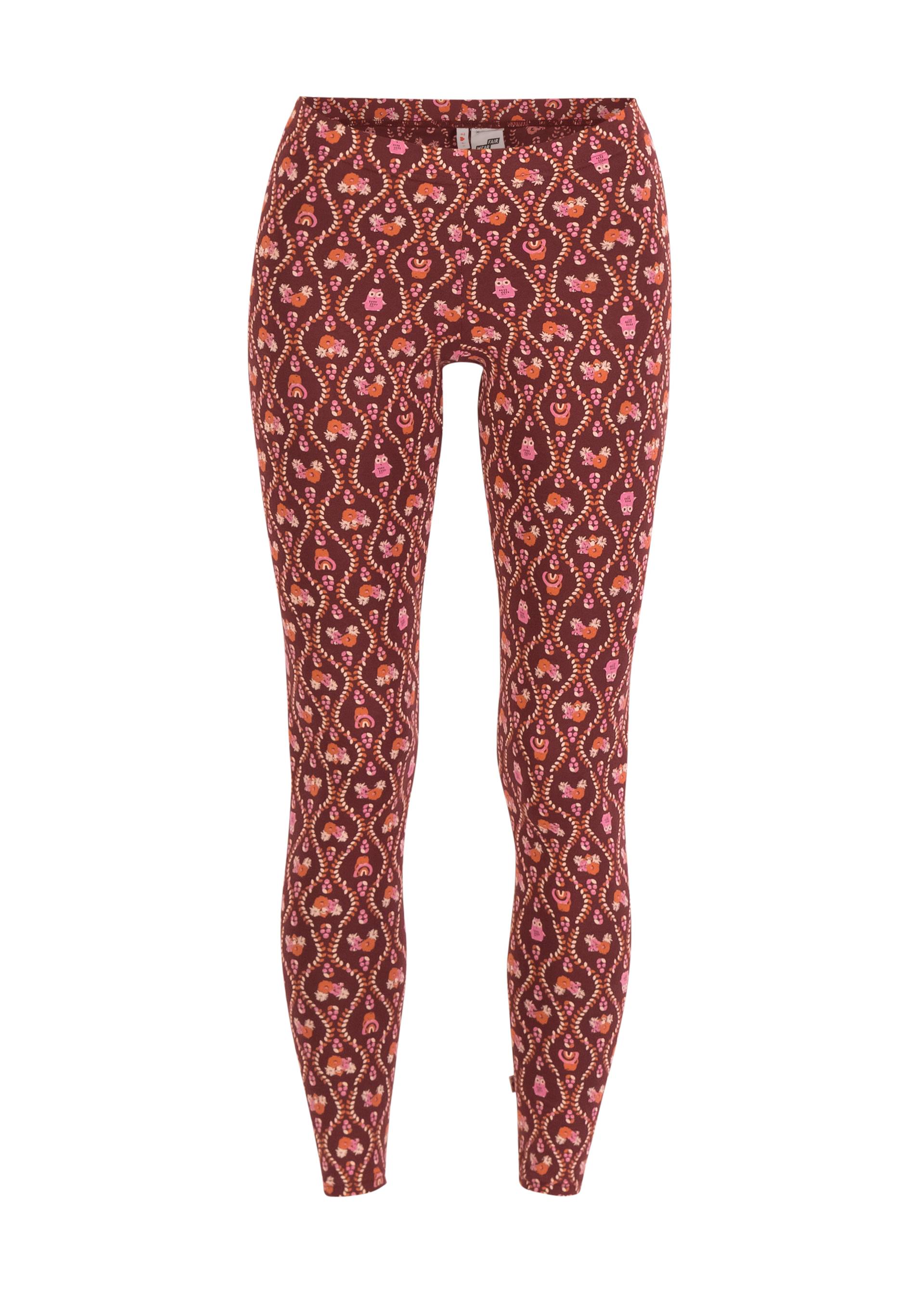 Baumwoll-Leggings Lovely Legs, rainbow animals, Leggings, Rot