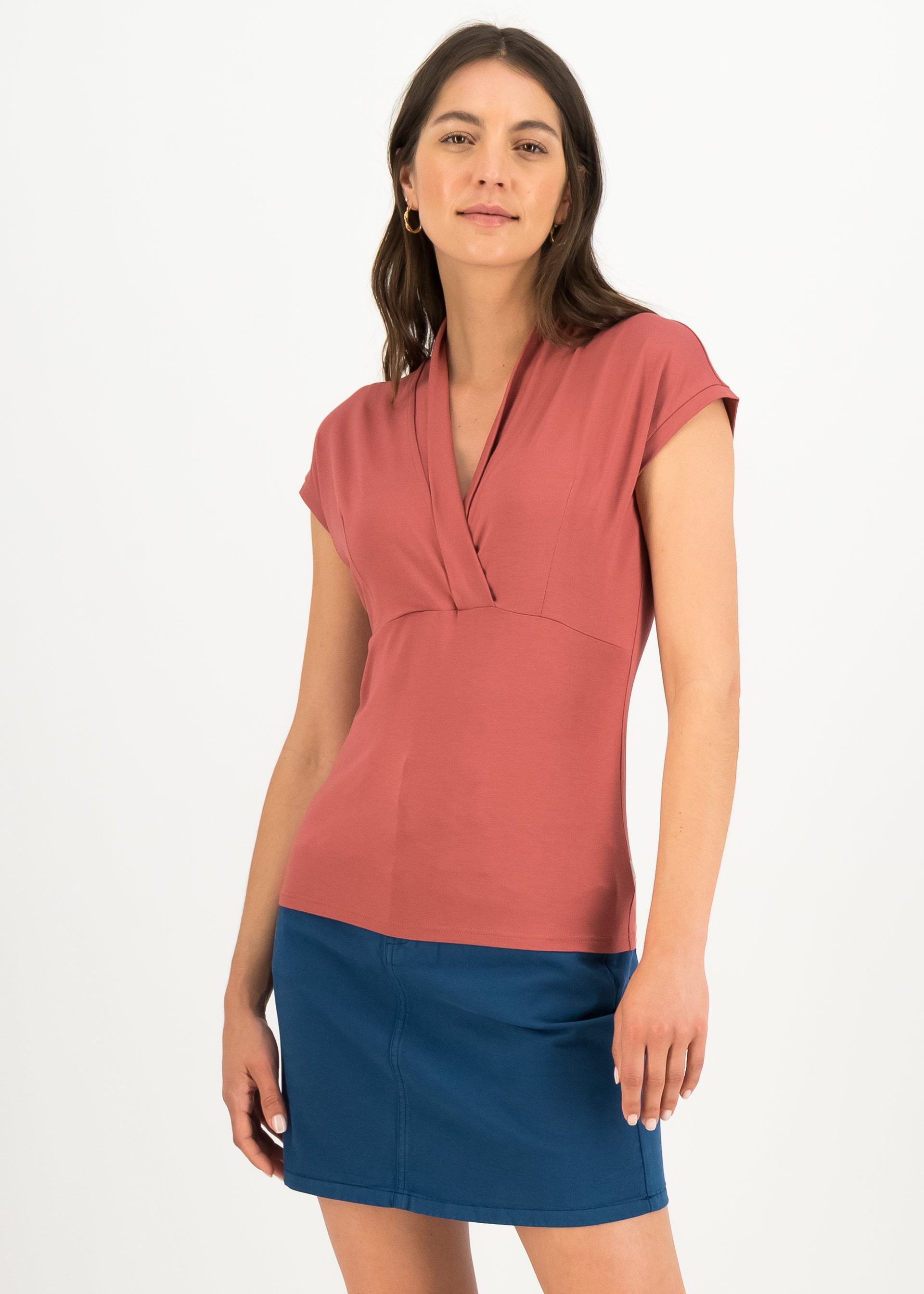 Shirt Mon Cher Cache-Cœur, musty marsala, Shirts, Braun