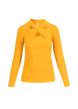 Longsleeve Poetic Garden, happy sunflower, Shirts, Gelb