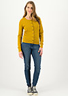 Cardigan save the brave, yellow classic, Strickpullover & Cardigans, Gelb