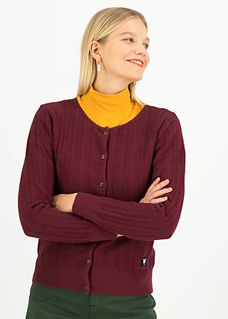 Cardigan Save the Brave Wave, dancing on the wave, Strickpullover & Cardigans, Rot