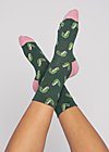 Cotton socks sensational steps, frog feet, Socks, Green