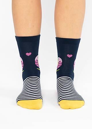Cotton socks Sensational Steps, budgie buddies sock, Socks, Blue