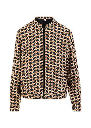 Blouson Springbreaker, rainbow brush, Jacken & Mäntel, Schwarz