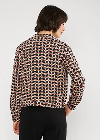 Blouson Springbreaker, rainbow brush, Jacken & Mäntel, Schwarz