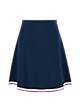 Circle Skirt Team Charming, blue budgie fly, Skirts, Blue