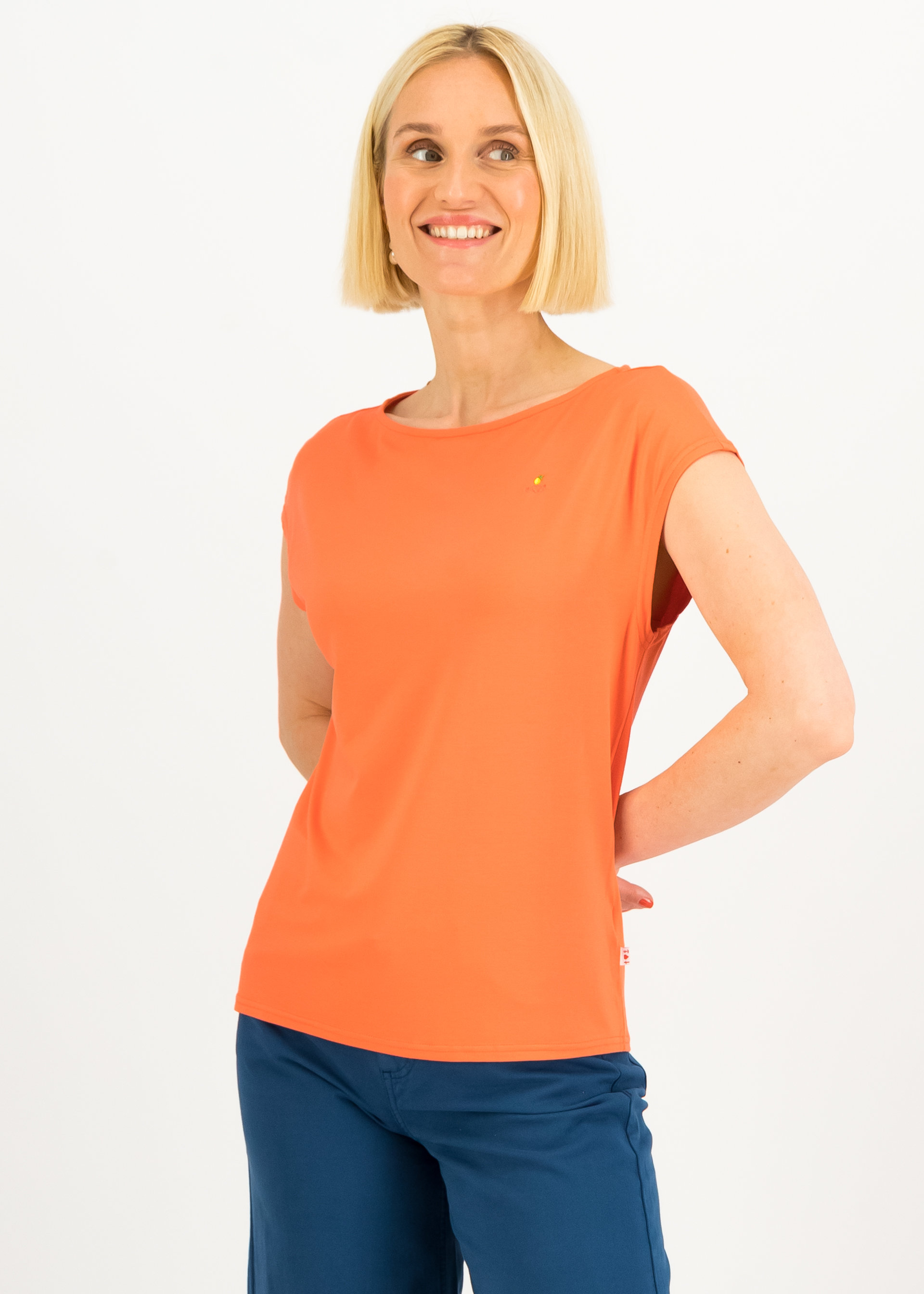 T-Shirt Breezy Flowgirl, bella rosso, Tops, Red