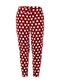 Joggers casual everyday, rolling ruschka, Trousers, Red