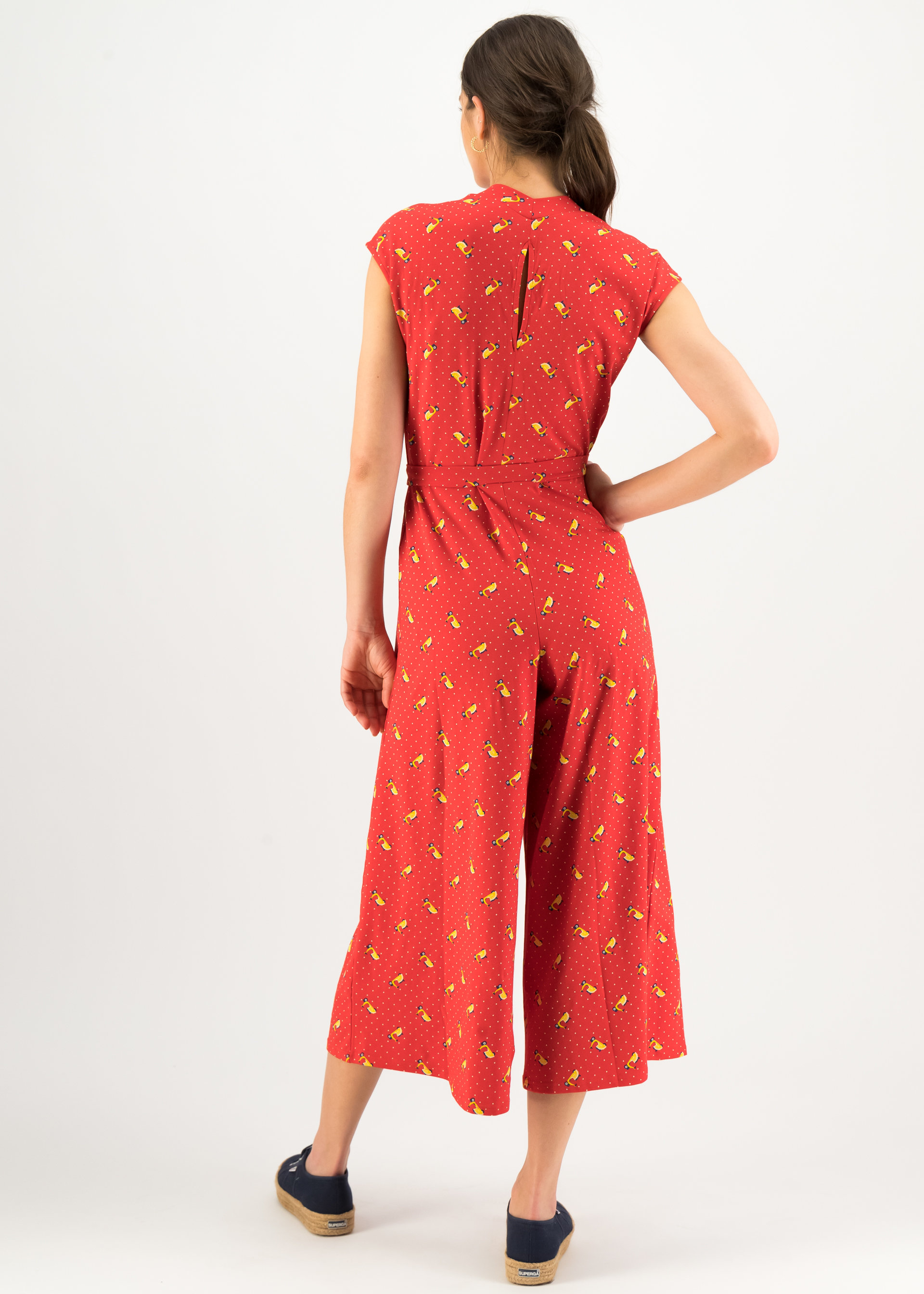 Jumpsuit Hello Fritjes Culotte, vespa rossa, Hosen, Rot