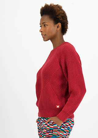 Knitted Jumper Highway to Heaven, fruits rouge, Knitted Jumpers & Cardigans, Red