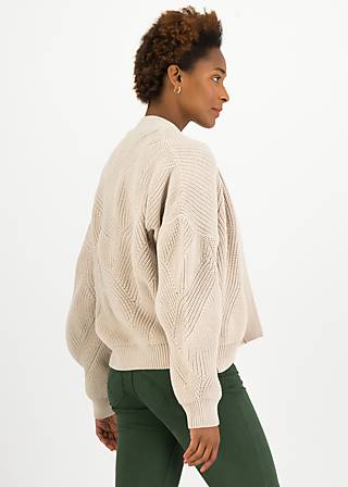 Cardigan Highway to my Heart, fading away, Strickpullover & Cardigans, Weiß