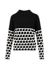 Knitted Jumper long turtle, knit black apple, Knitted Jumpers & Cardigans, Black