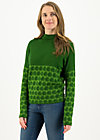 Knitted Jumper long turtle, knit green apple, Knitted Jumpers & Cardigans, Green
