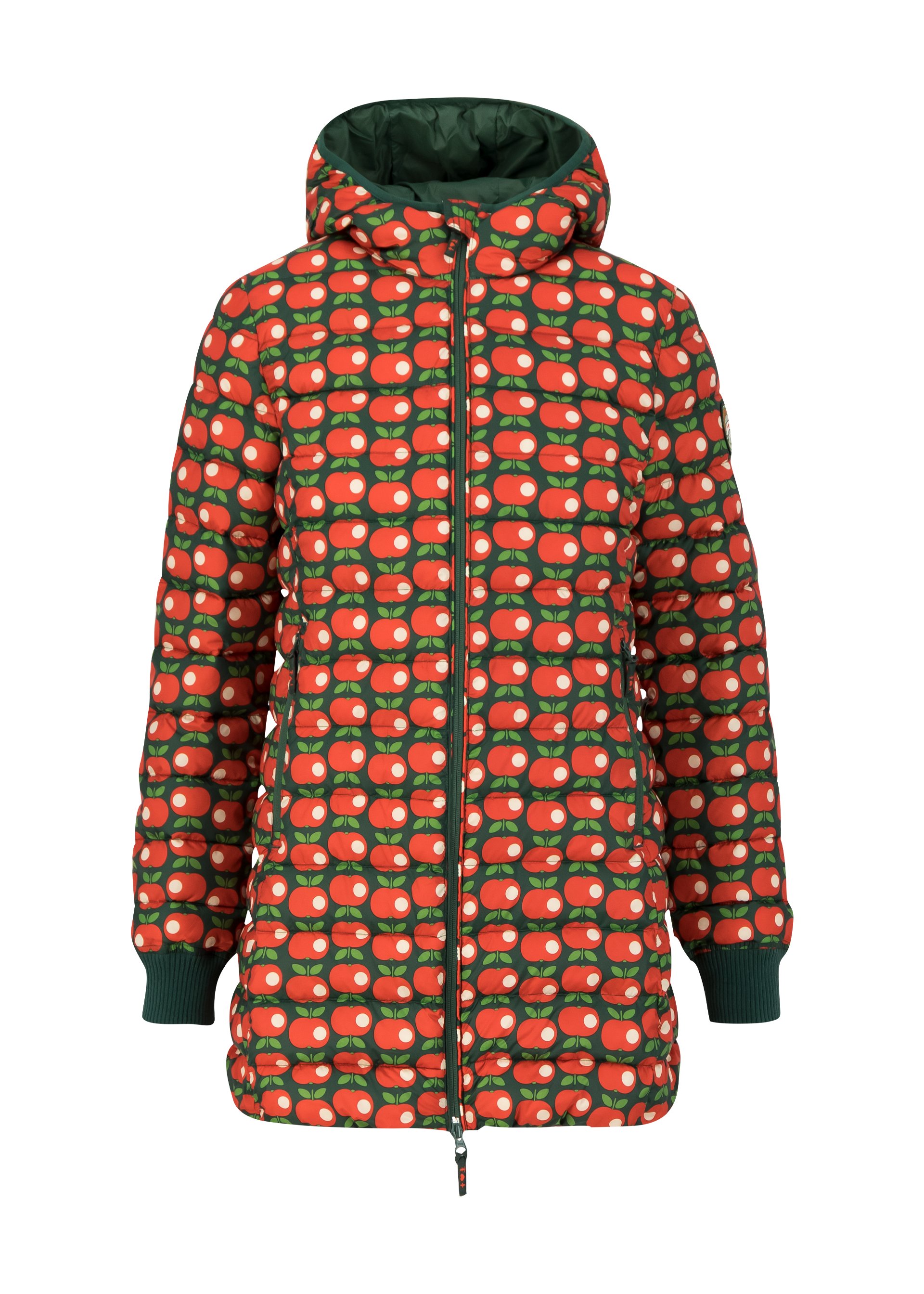 Quilted Jacket luft und liebe long, apple apple, Jackets & Coats, Green